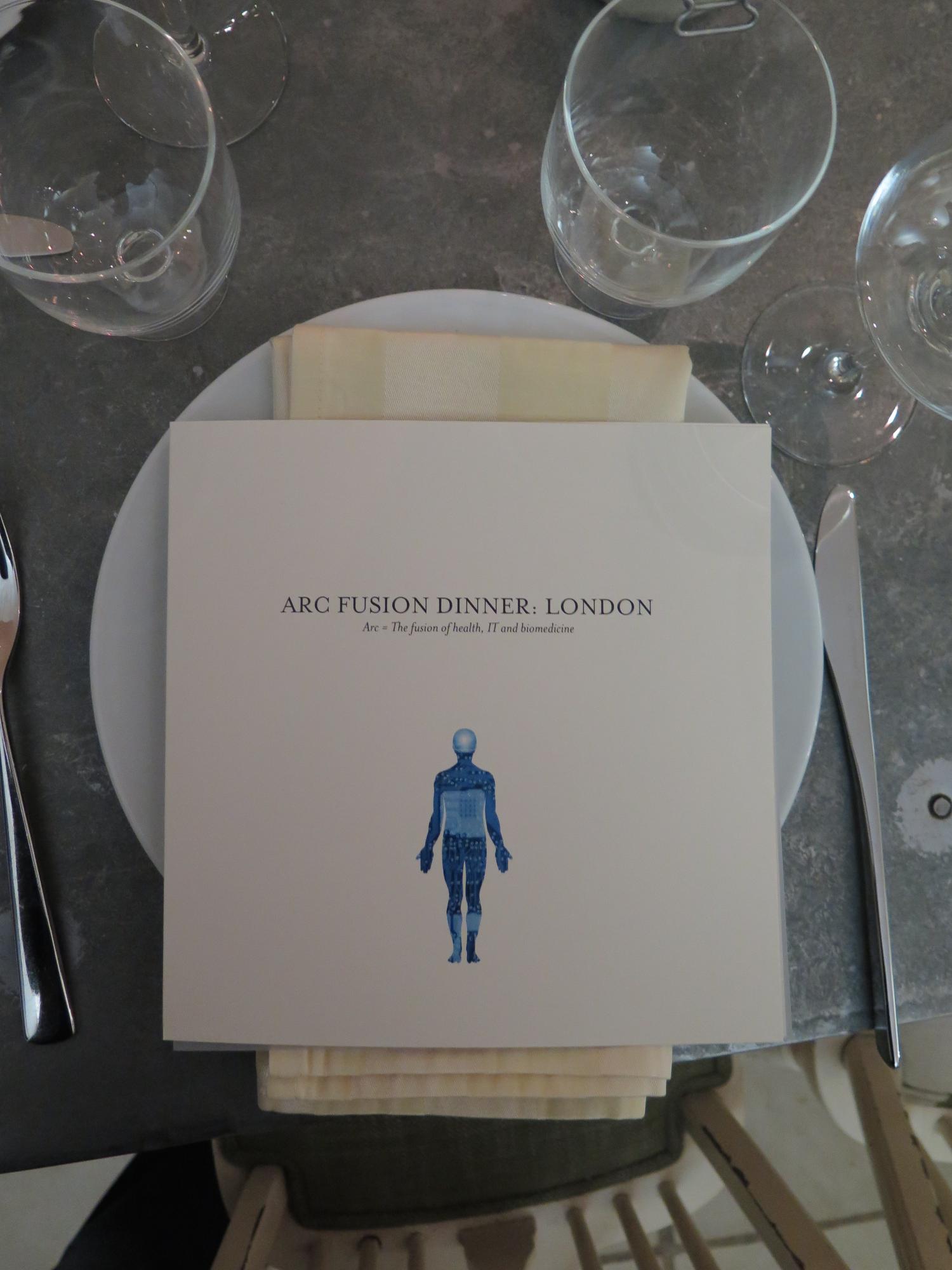 London Arc Fusion Dinner 1